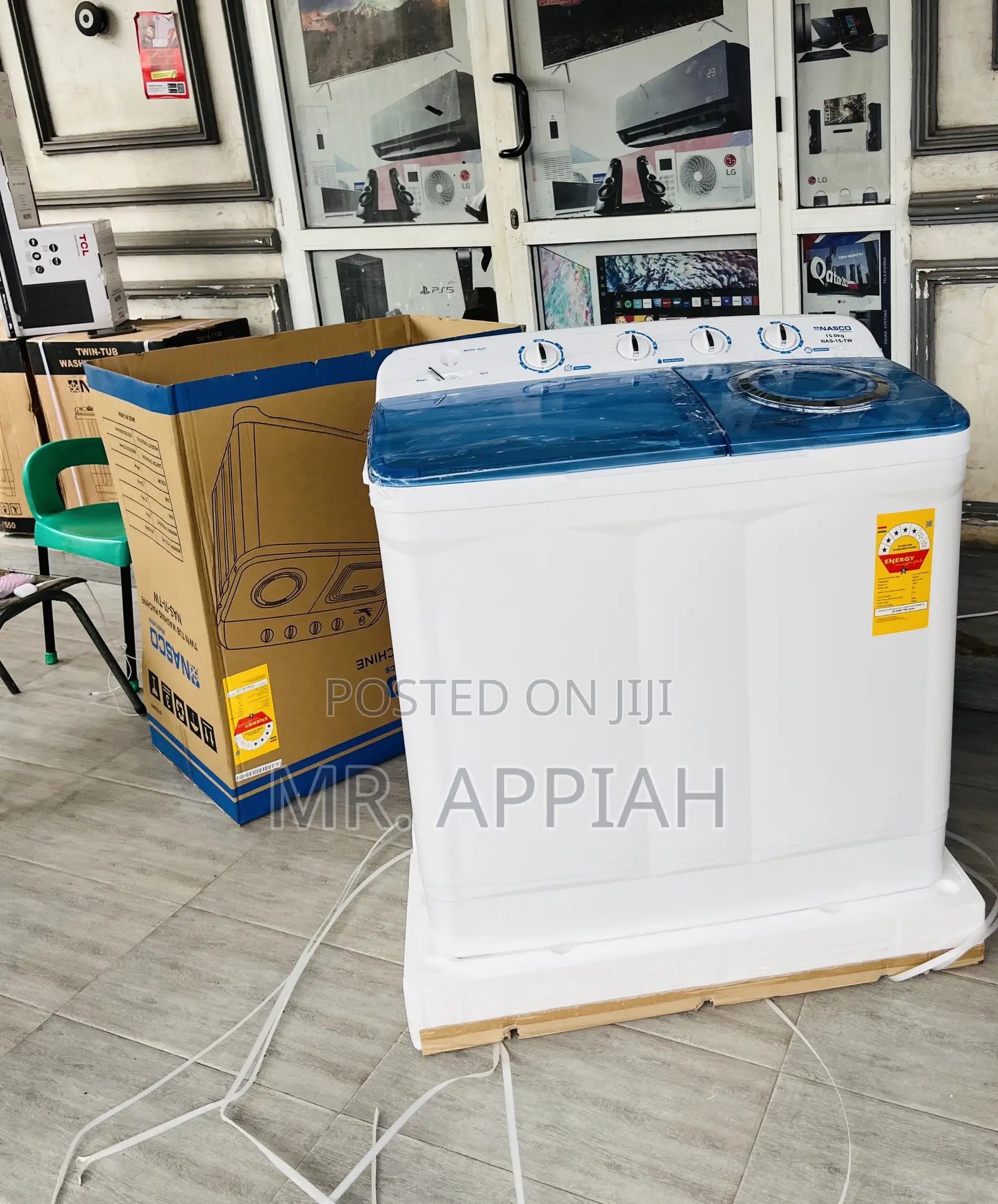 Air Turbo Top Load Semi-Automatic Nasco Washing Machine