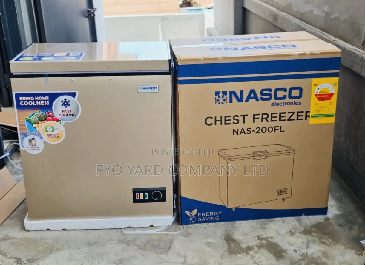 Golden Finish Nasco 145 Liters Super Cooling Chest Freezer