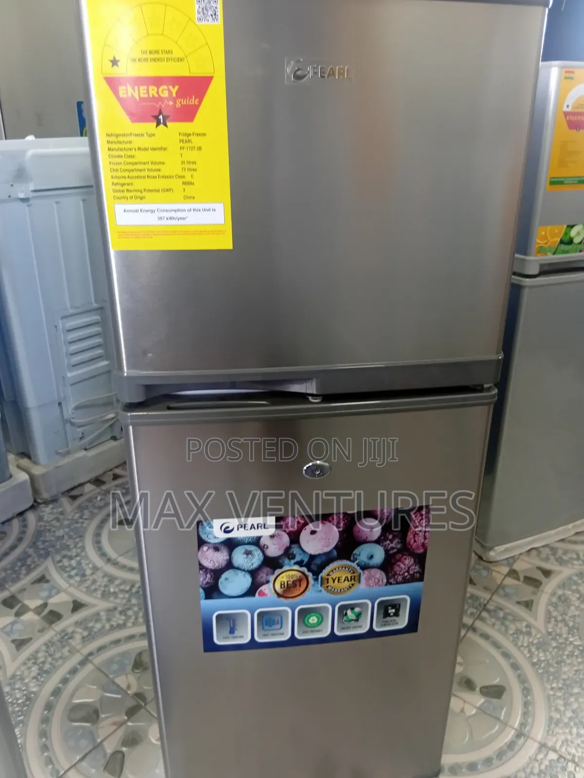 Fast Freezing Pearl Fridge Freezer 108 Fridge Freezer