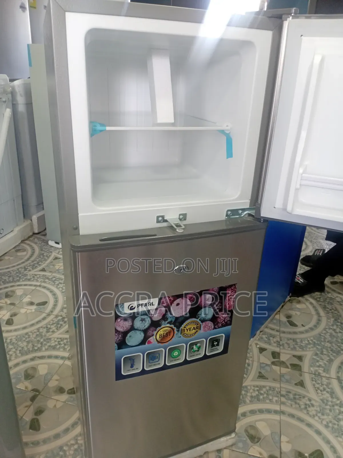 Fast Cooling 108l Pearl Fridge Freezer Pt-172t Freezer Set