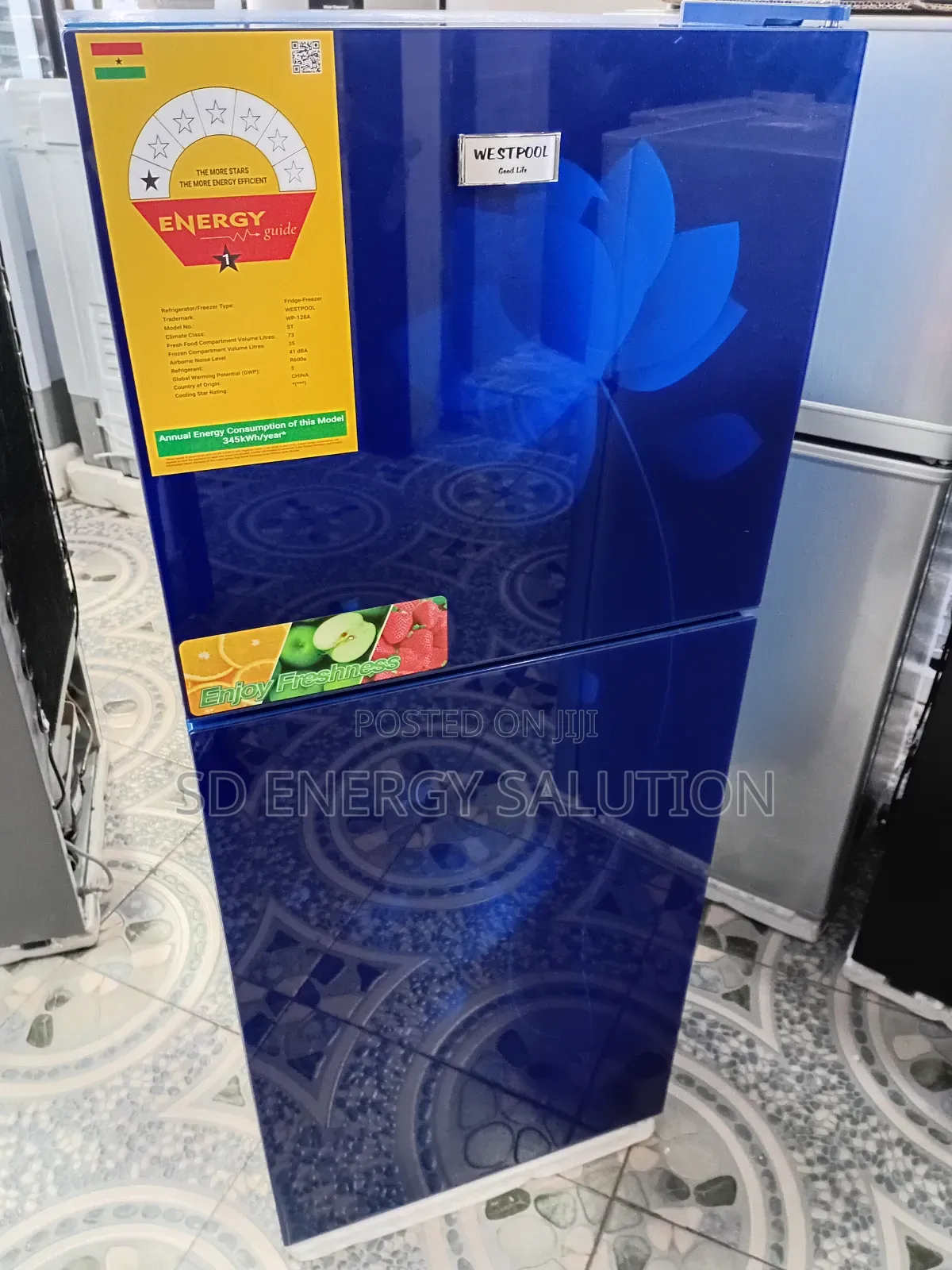 Stupendous Westpool Fridge Blue 108 Litres Westpool
