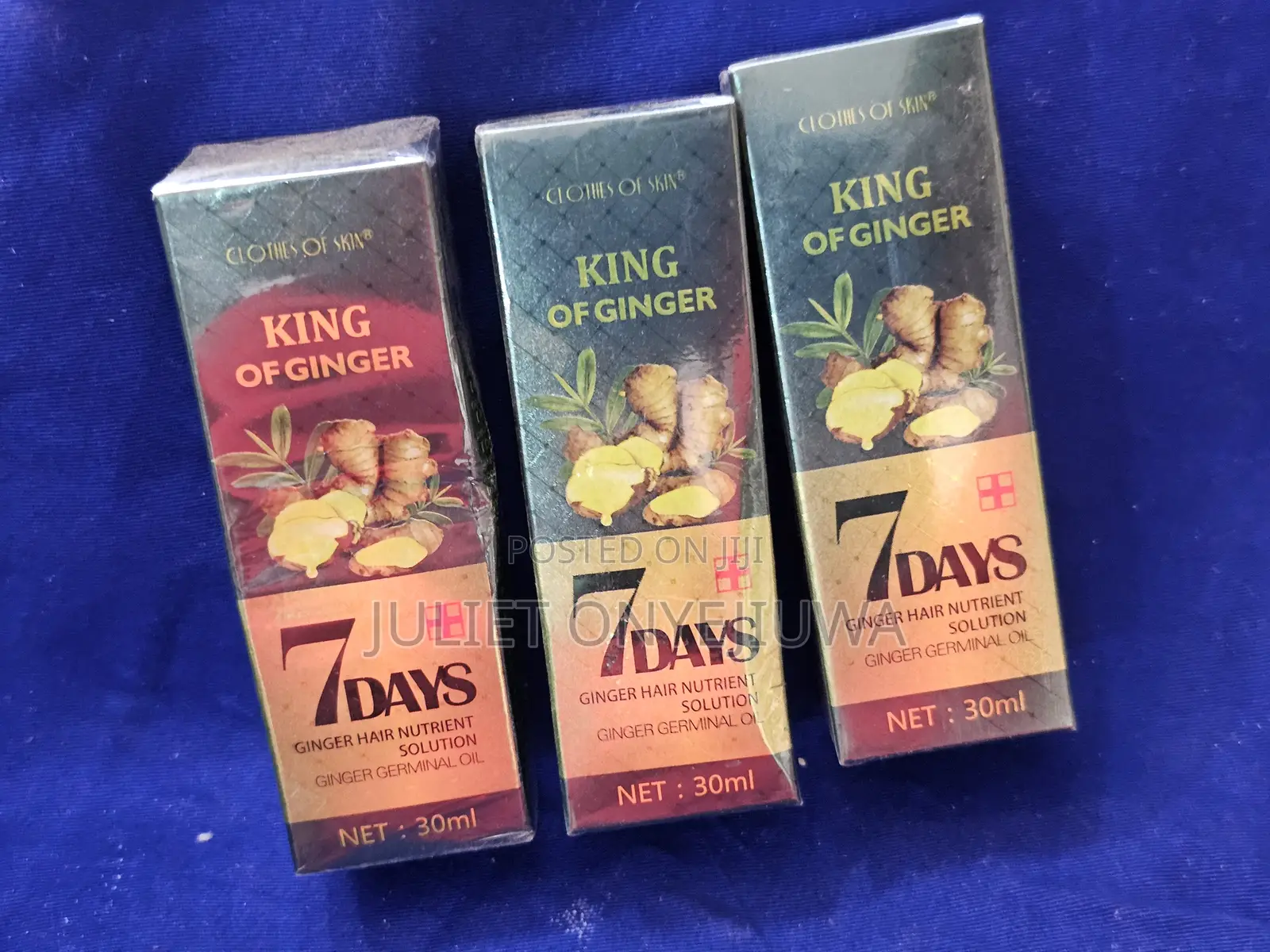 7 Days Ginger Hair Growth Oil