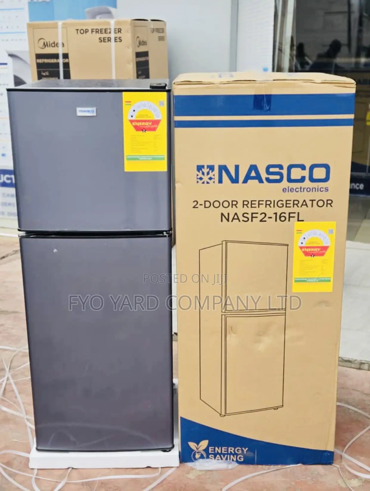 New Advance Nasco 138l Capacity Top Freezer Refrigerator