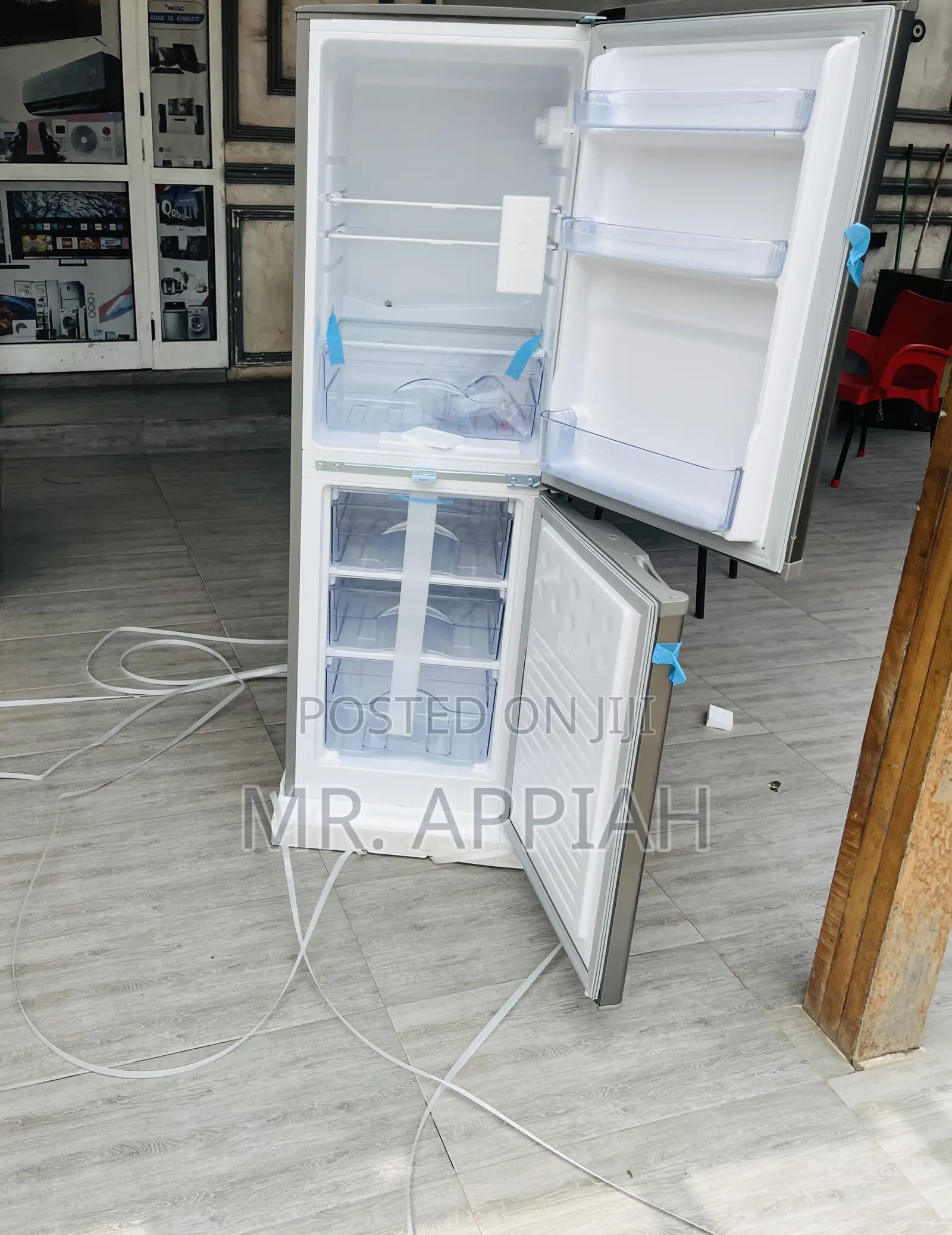 Extremely Chilling Pearl Pf -217b -1a Bottom Freezer Fridge