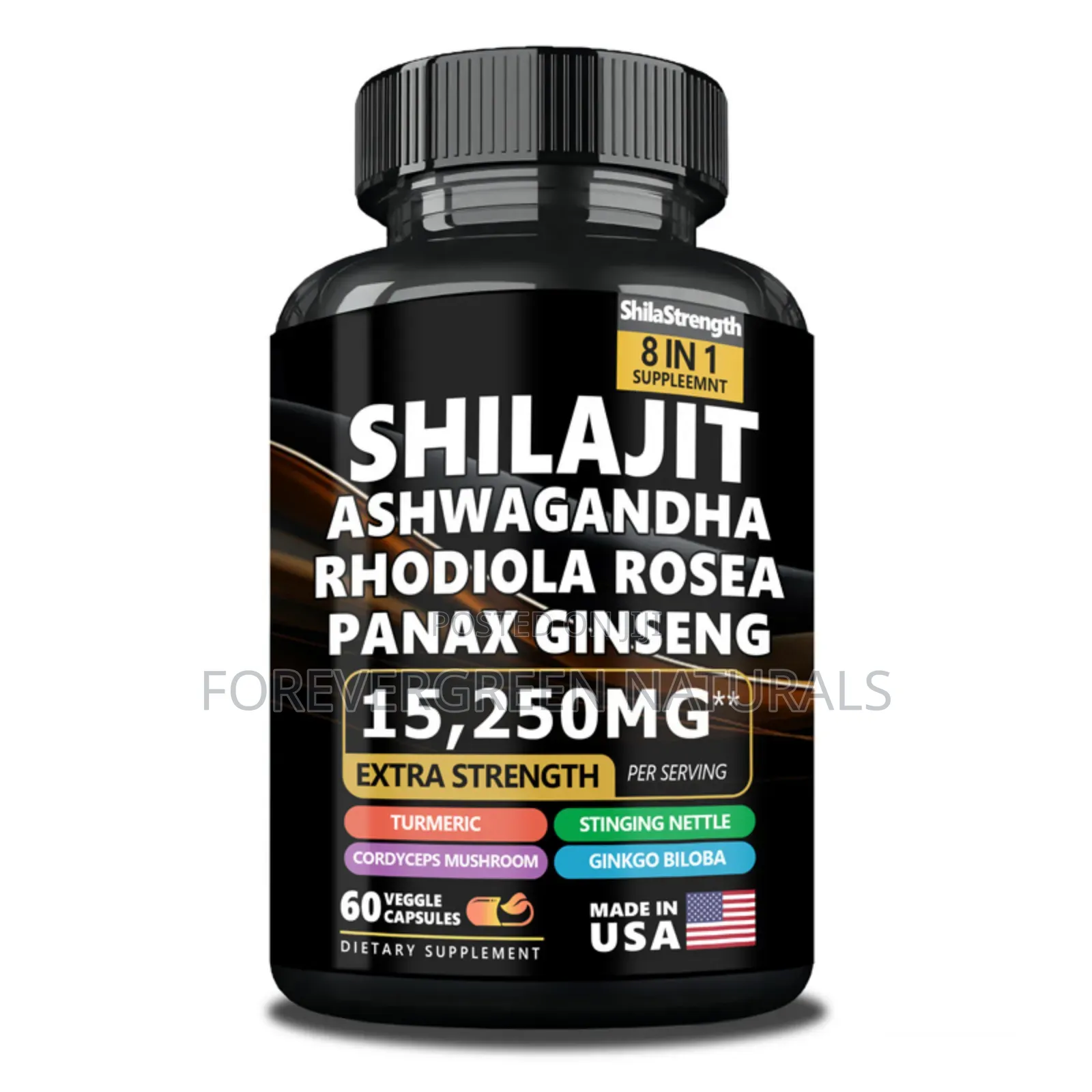 Win Win Shilajit Ashwagandha 8 in 1 Dietary Capsules