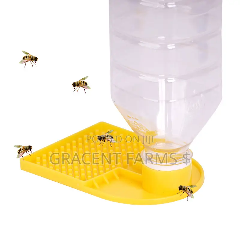 Mineral Bottle Compatible Bee Water Feeder