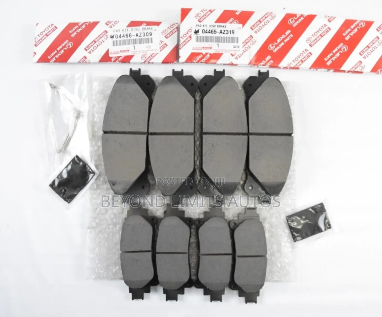 Toyota Highlander 2014,2015,2016,2017,2018,2019 Brake Pad