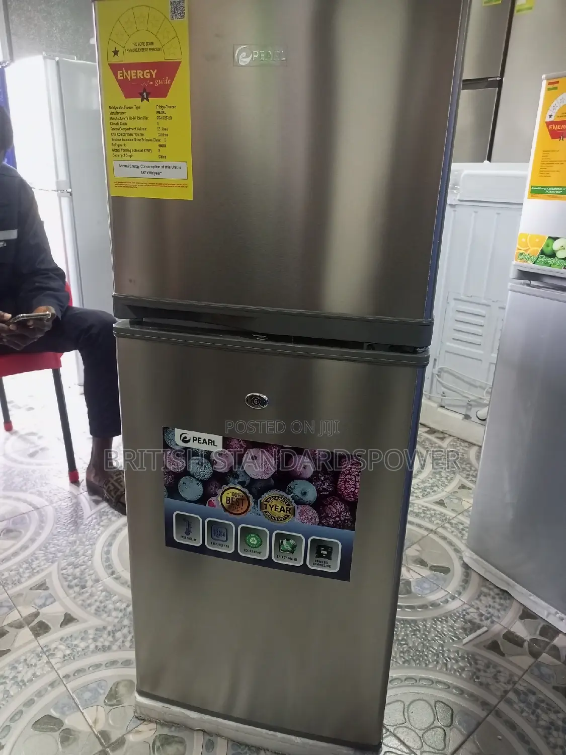 Touch of Luxury Pearl Fridge Freezer 208