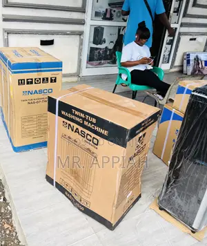 Most Affordable Nasco 5kg Semi-Auto Washing Machine.