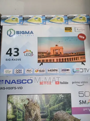 Frameless 43" Sigma Led Satellite Tv
