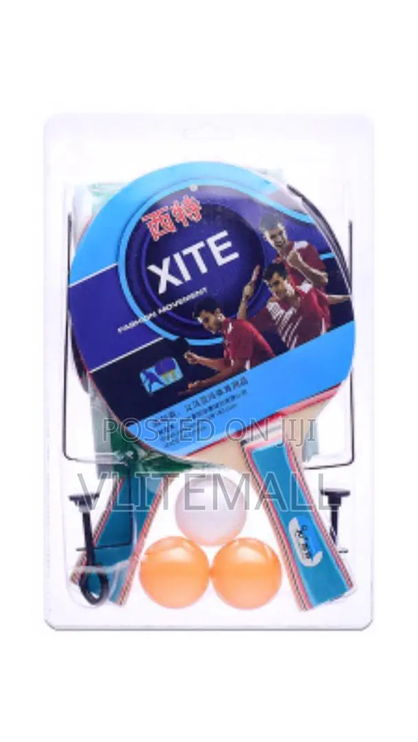 Table Tennis Set (3 Balls,2 Bats,Net and Hook)