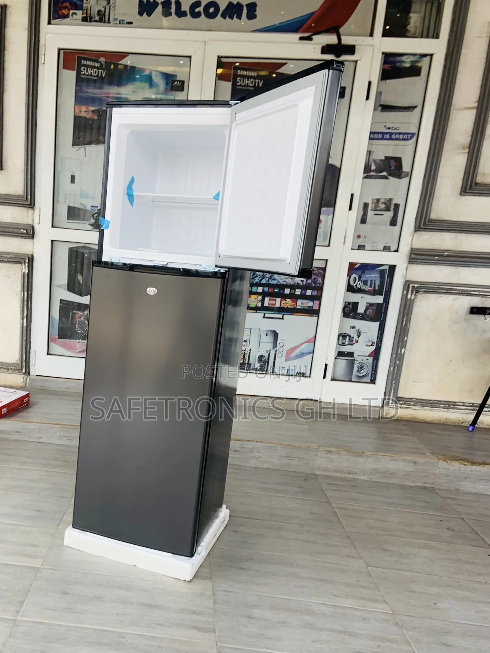 Try Accurate 162l Topfreezer Pf-262 Doubledoor Grey Fridge