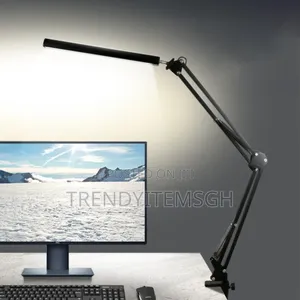 Adjustable 3 Colours Desk Study Lamp With Clamp