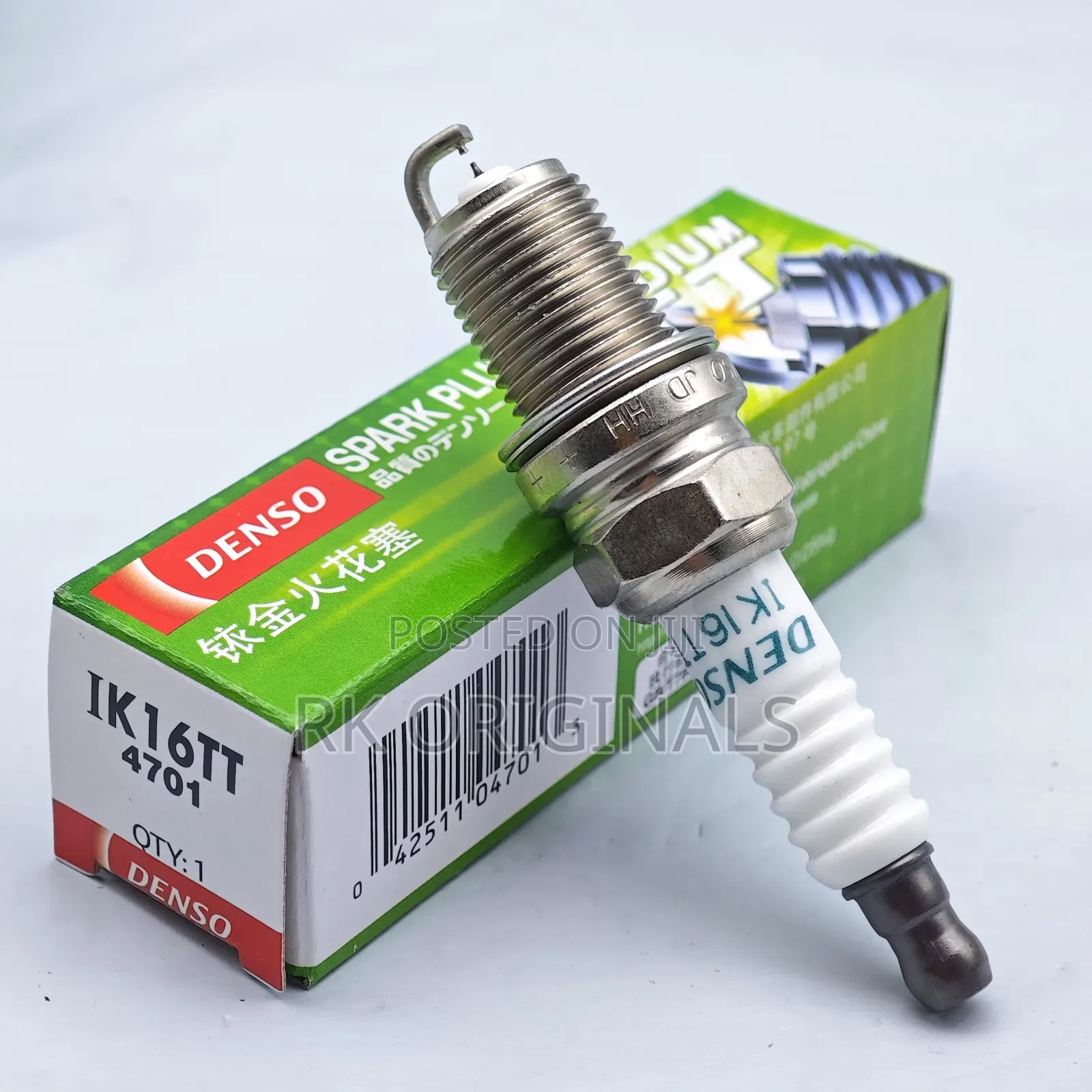 Denso 4701 Double Iridium Plugs 16 Short Thread From Japan