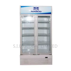 Nasco 728ltr Double Door Display Fridge Nas-Fl850-2dr