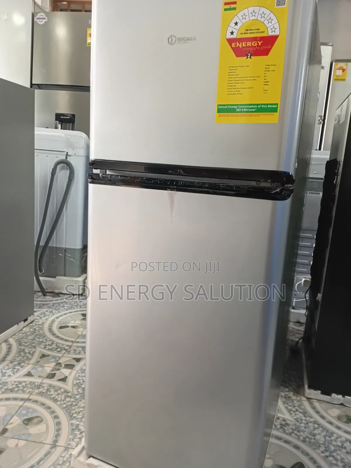 Masterful Sigma Fridge Freezer 2 Stars Sigma 113 Litres