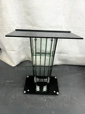 Authentic Tempered Glass Church Preaching Pulpit