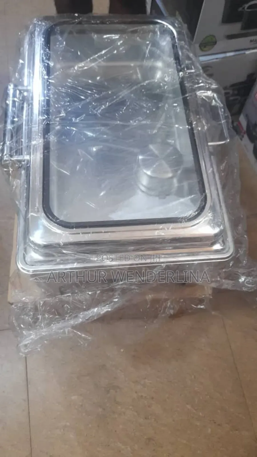 Silver And Gold Chaffing Dish