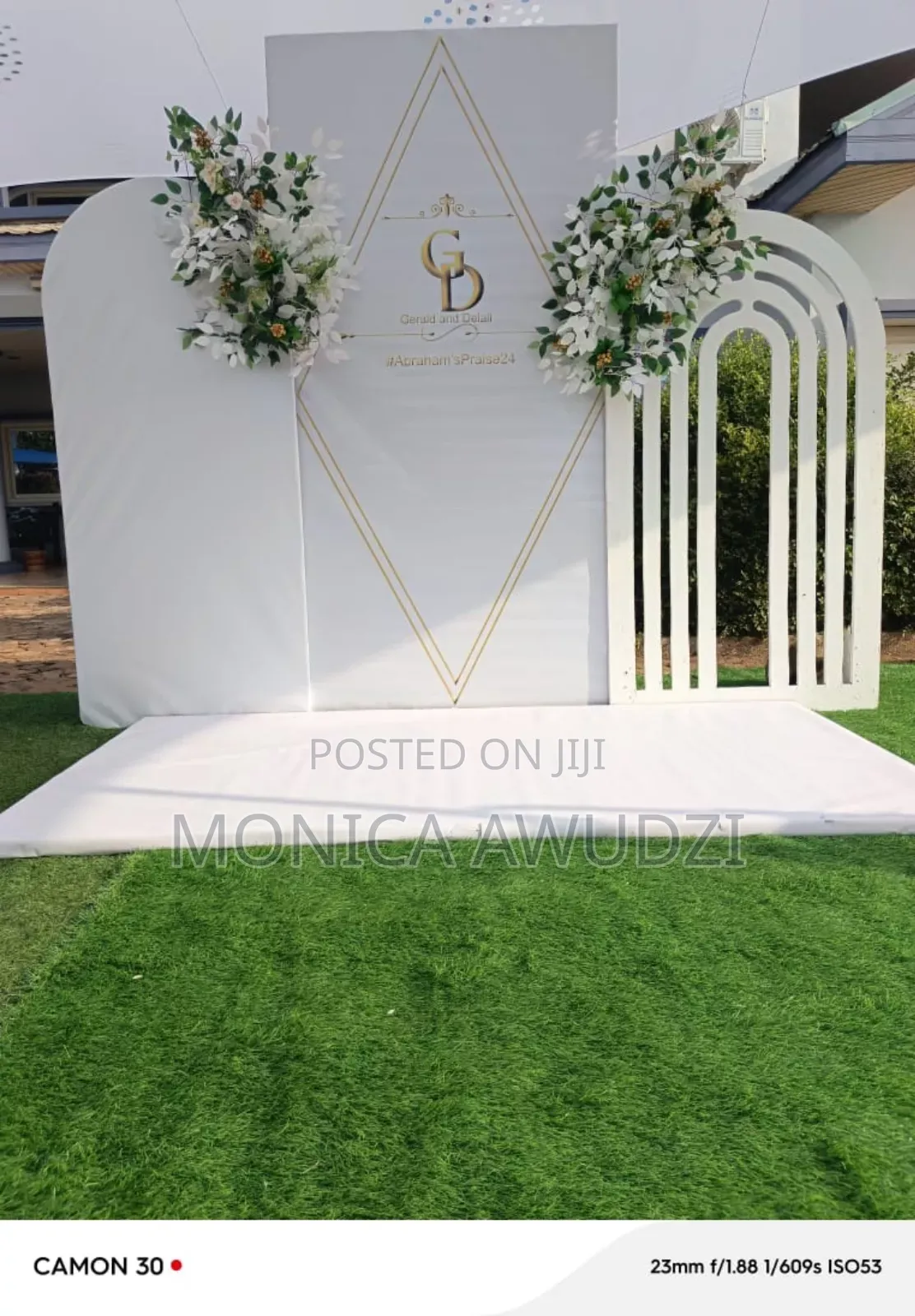 Backdrop for Wedding