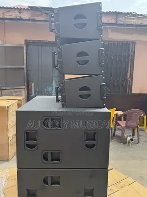 Full Set of RCF Bass and Jac Line Arrays 12- Inches and Rack