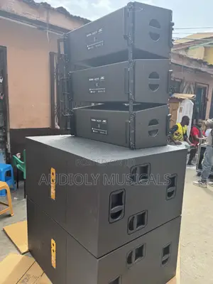 Full Set of RCF Bass and Jac Line Arrays 12- Inches and Rack