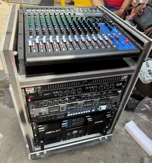 Full Set of RCF Bass and Jac Line Arrays 12- Inches and Rack