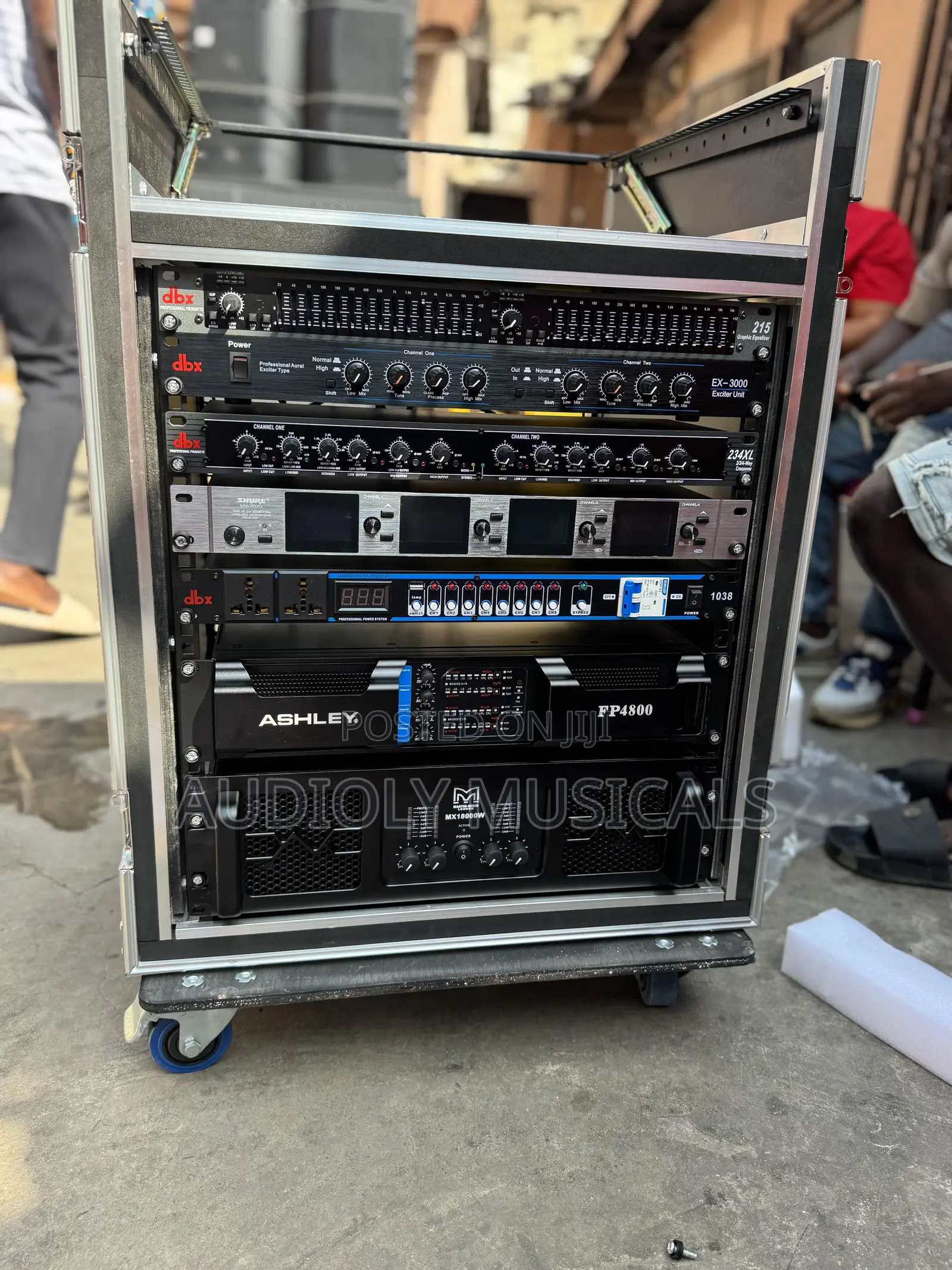 Full Set of RCF Bass and Jac Line Arrays 12- Inches and Rack
