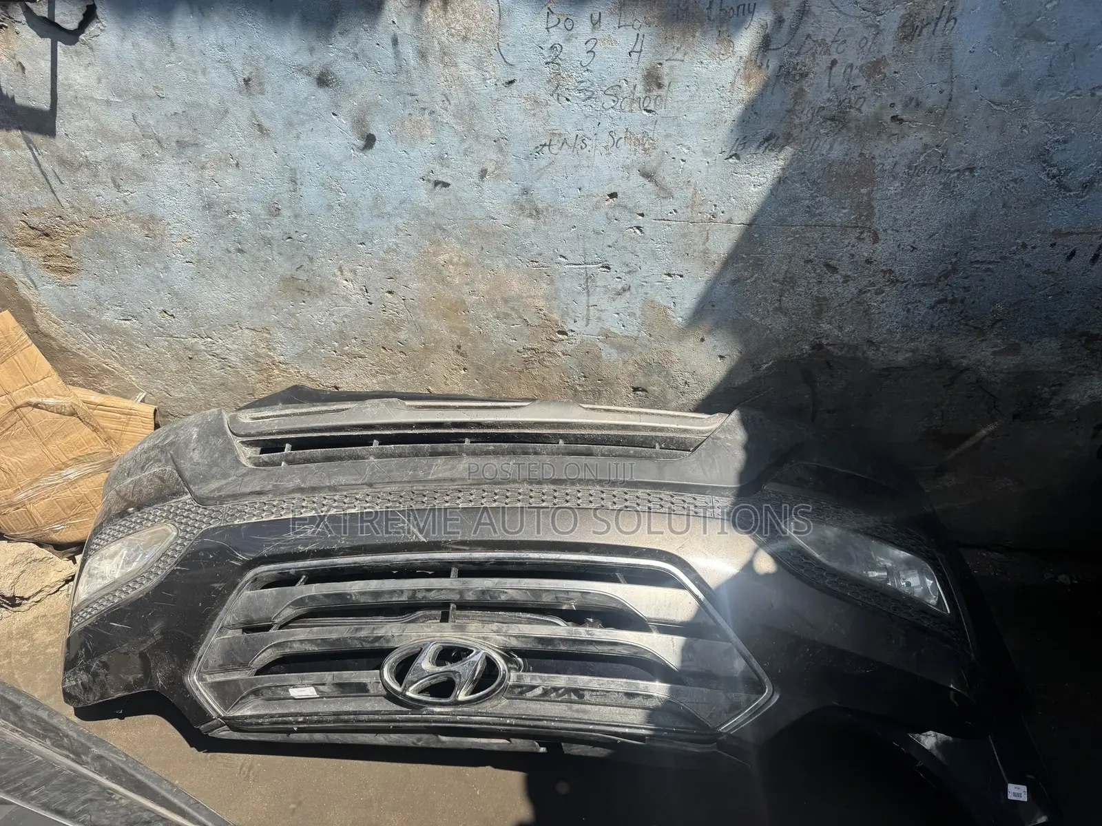 Complete Front Bumper For Hyundai Santa Fe 2014
