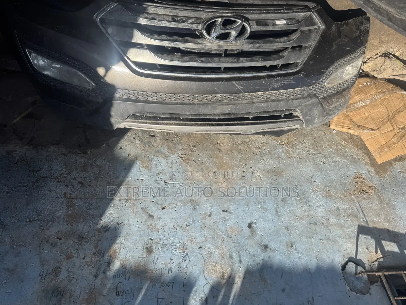 Complete Front Bumper For Hyundai Santa Fe 2014