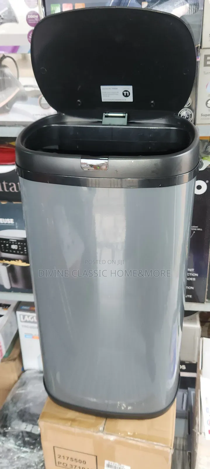 Tower 42lit Motion Sensor Bin