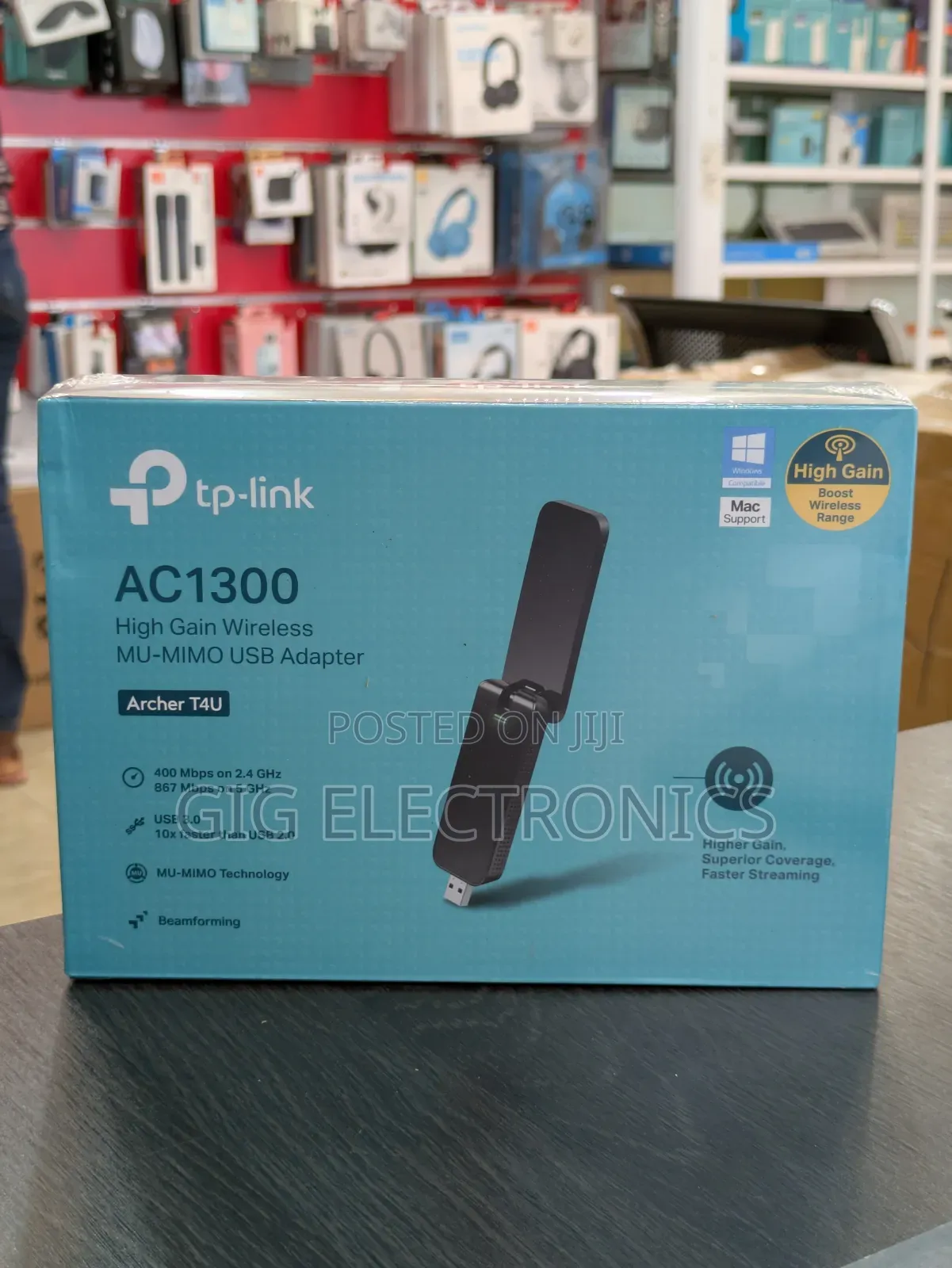 Tp-Link Archer T4u Ac1300 Dual Band Usb Adapter