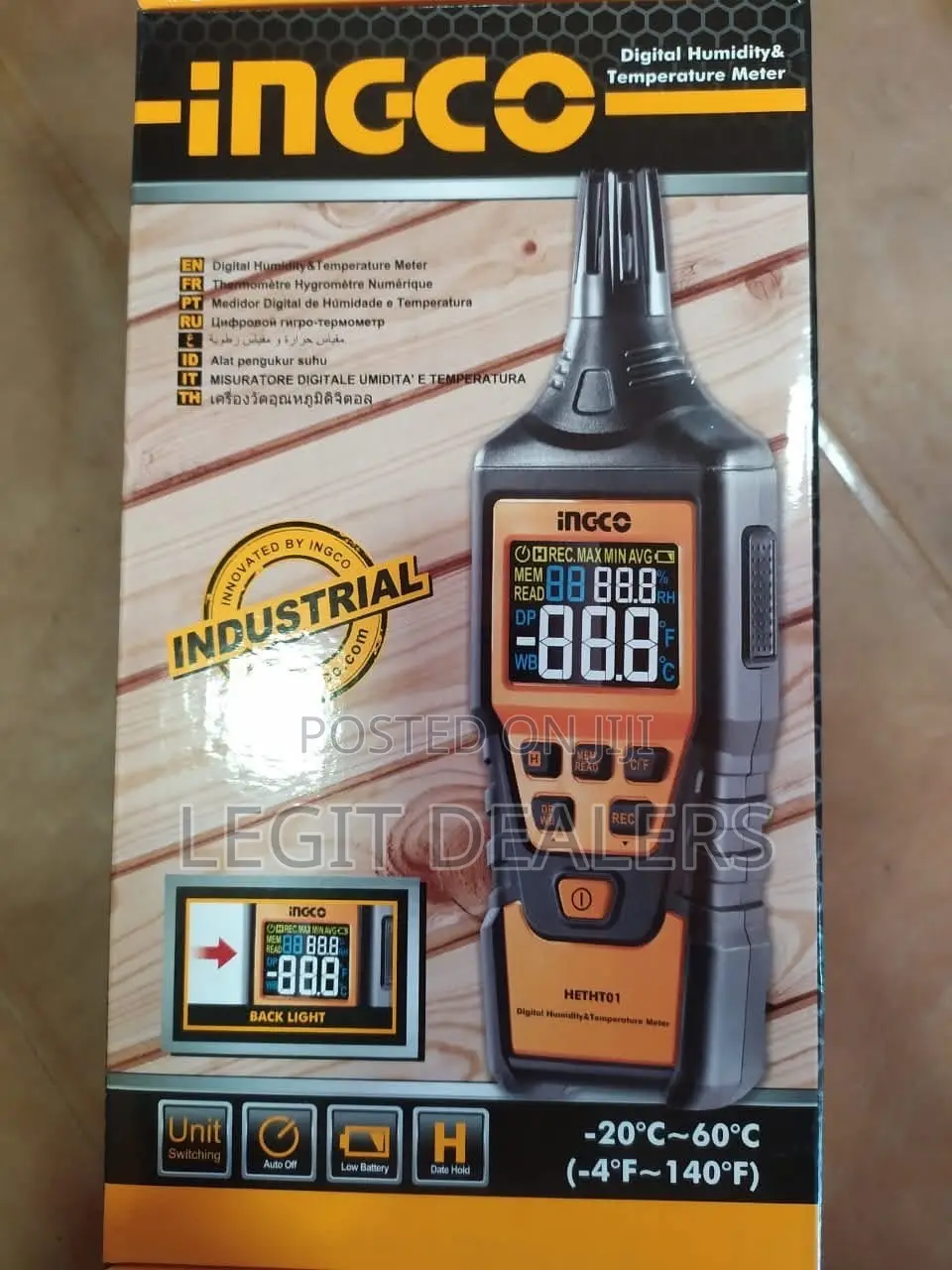 Ingco Digital Humidity Temperature Meter