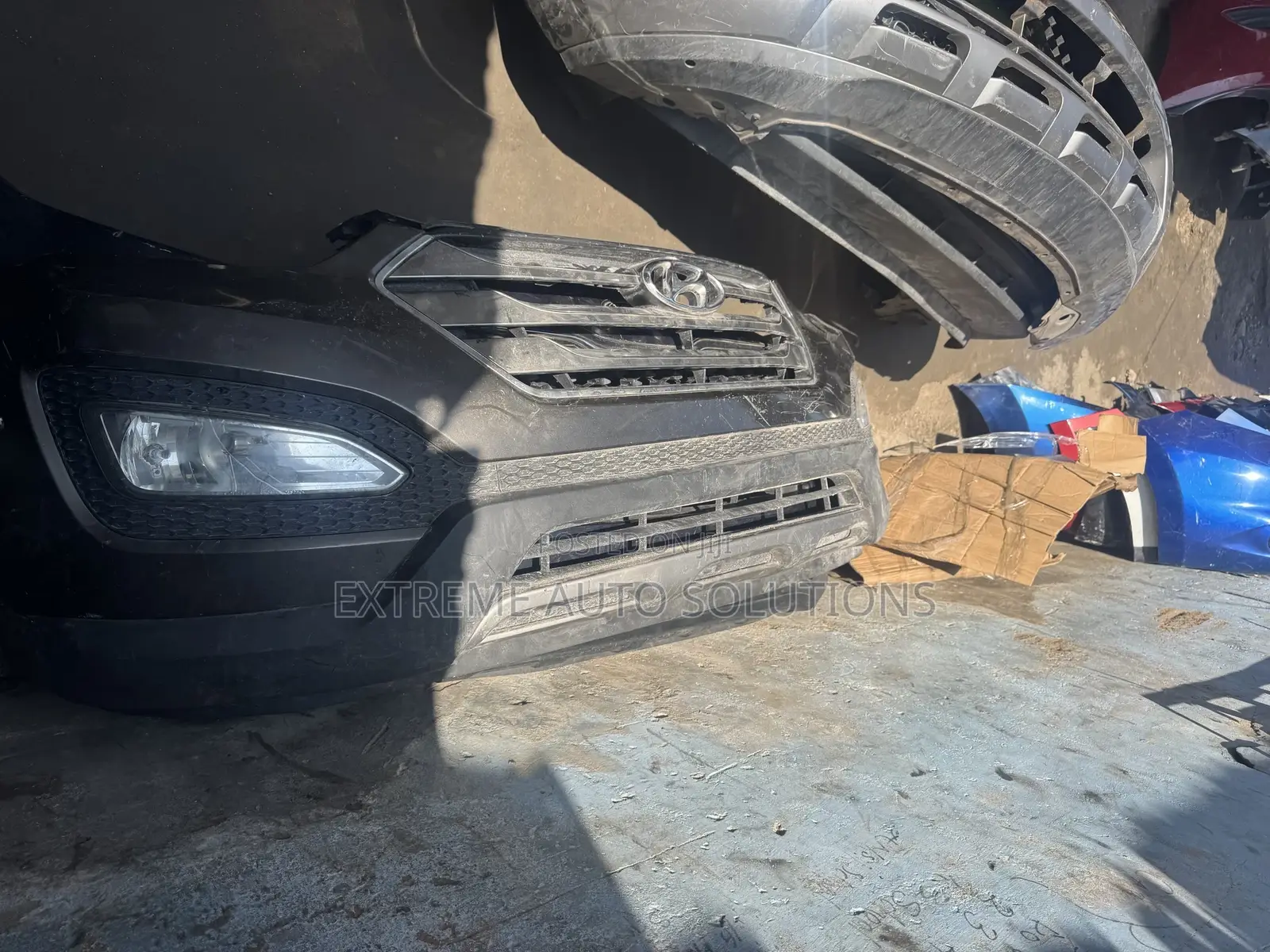 Complete Front Bumper For Hyundai Santa Fe 2014