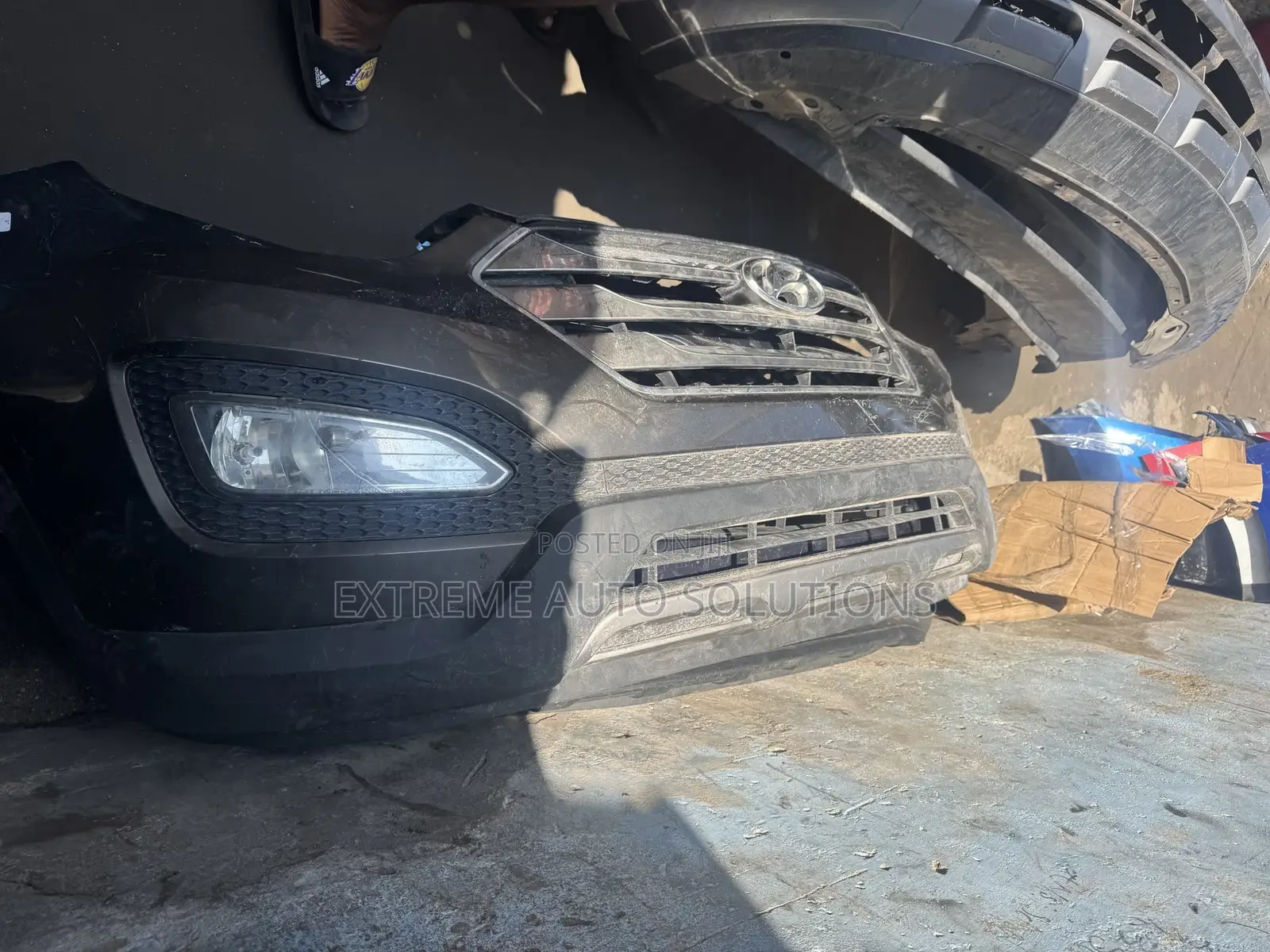 Complete Front Bumper For Hyundai Santa Fe 2014