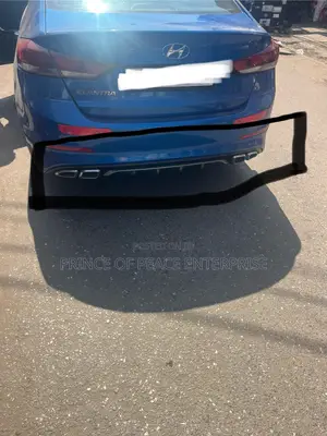 Elantra 2018 2019 2020 Back Bumper Diffuser