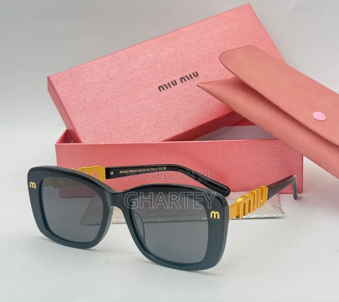 Miumiu Ladies Square Sunglasses - Showing 3 Colors as Seen