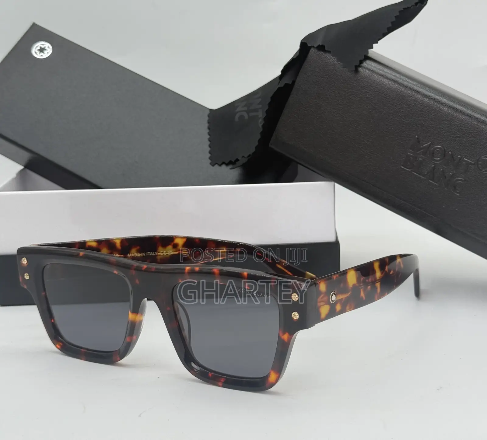 Mont Blanc Square Glasses for Men - 6 Images