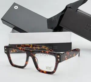 Mont Blanc Square Glasses for Men - 6 Images