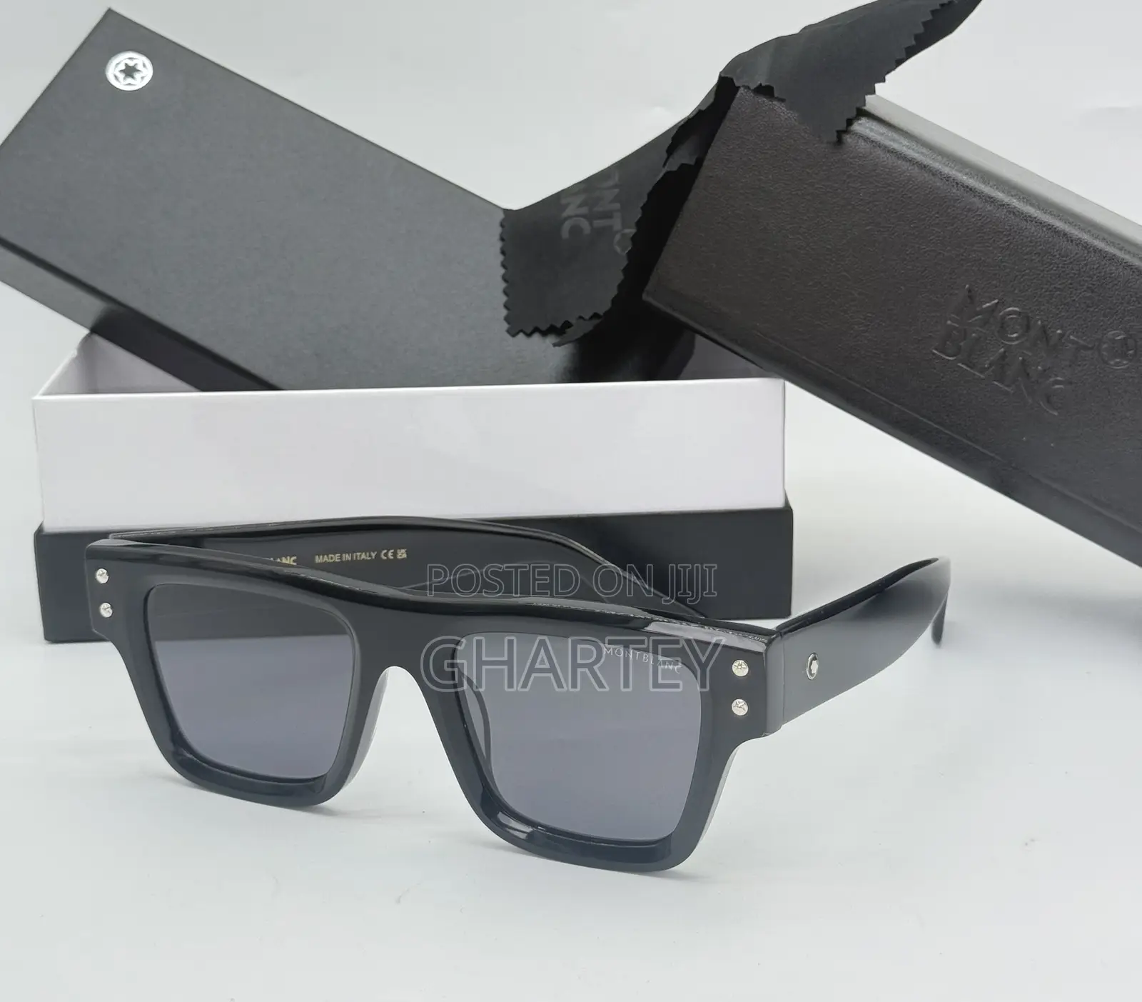 Mont Blanc Square Glasses for Men - 6 Images