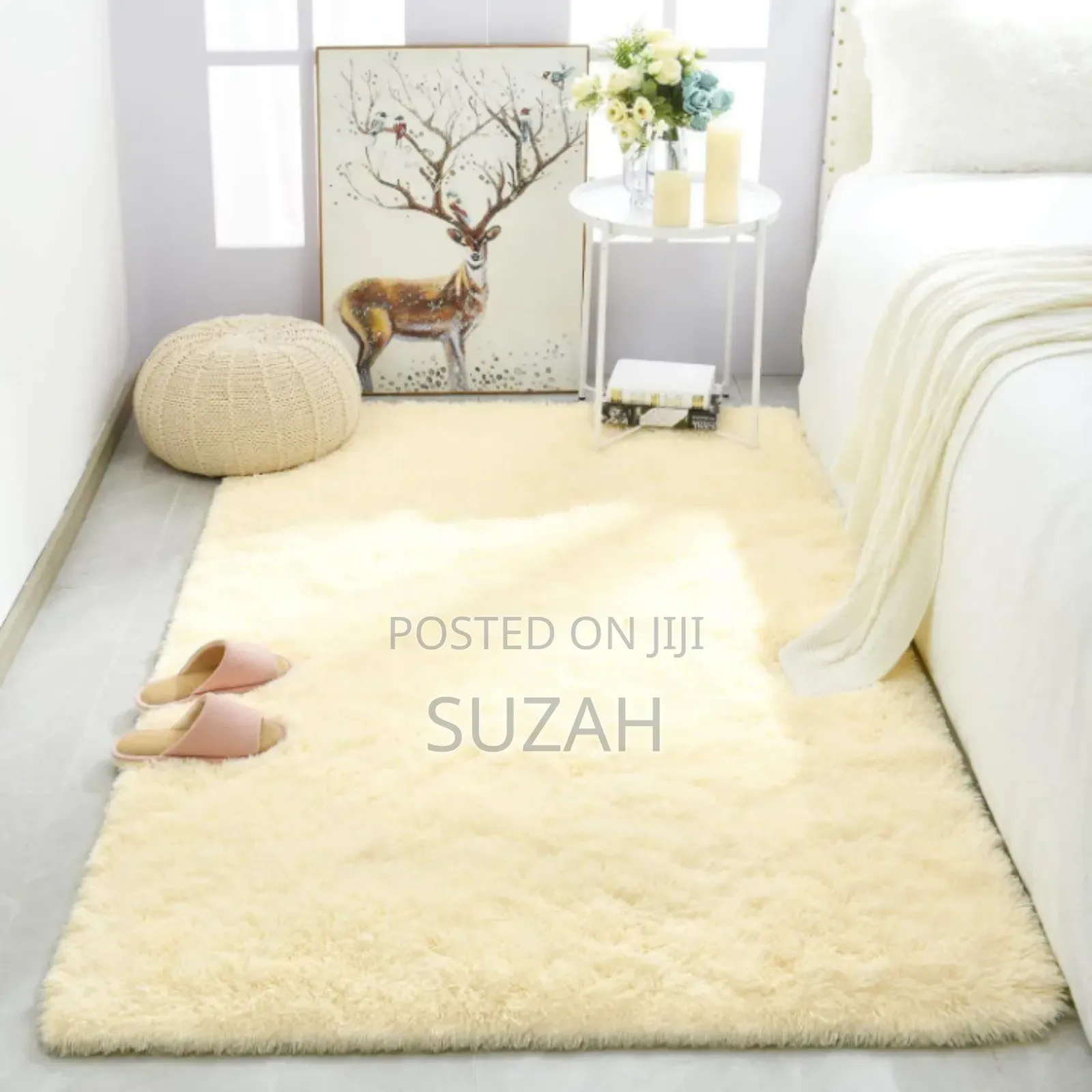 Fluffy Creamy Carpet