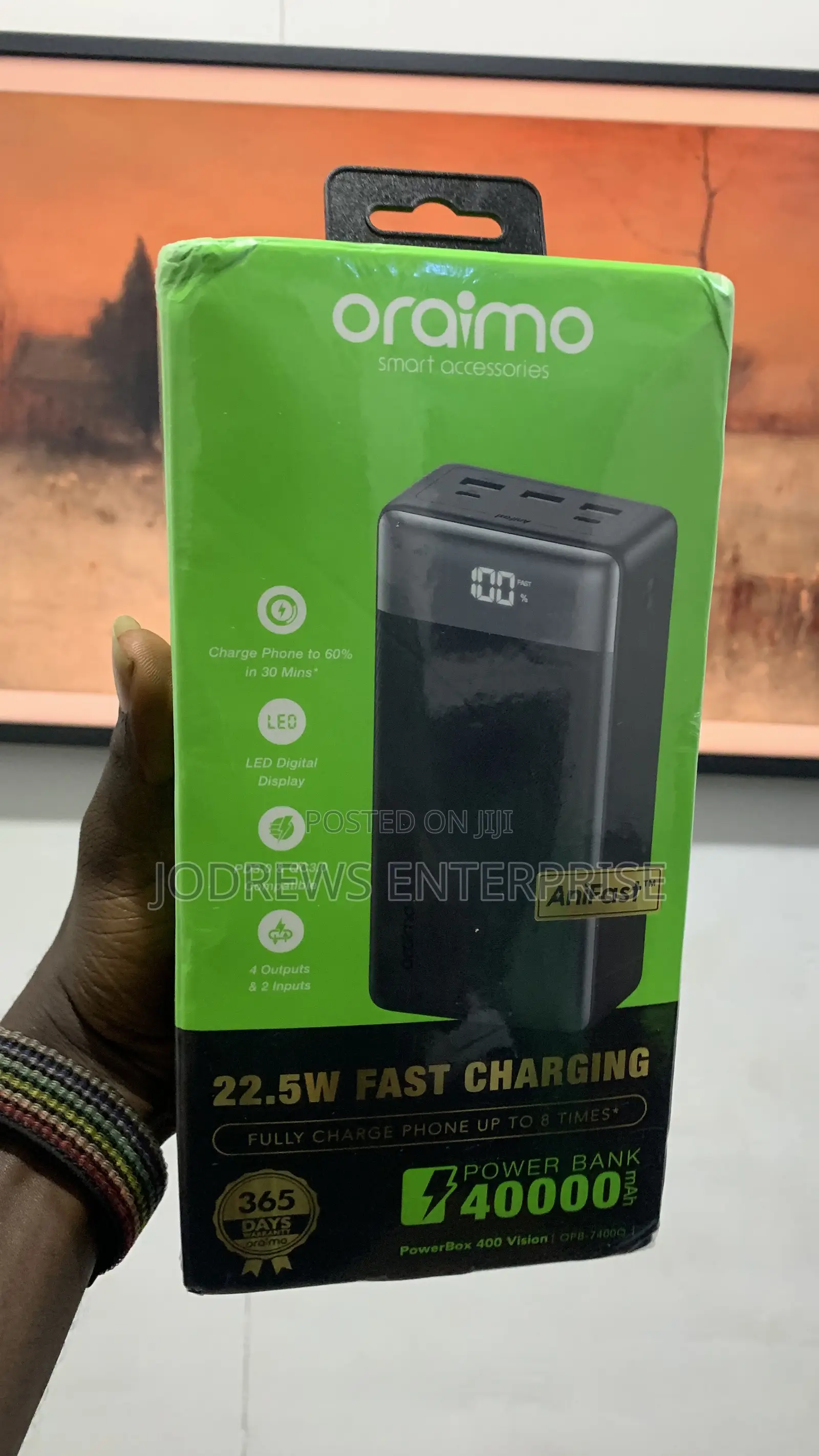 Oraimo Powerbox 400 Vision 40000mah 22.5w Power Bank