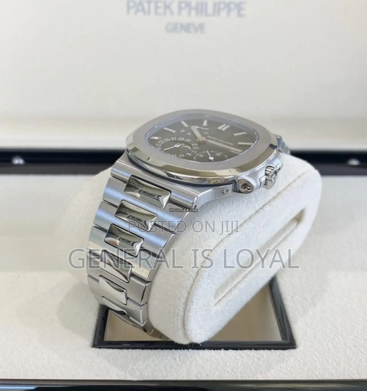Patek Philippe Nautilus Blue Dial Moon Men Watch