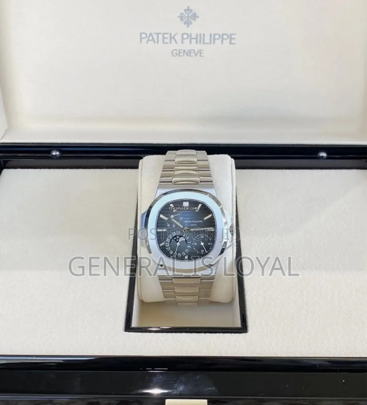 Patek Philippe Nautilus Blue Dial Moon Men Watch