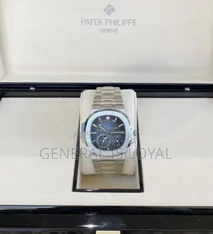 Patek Philippe Nautilus Blue Dial Moon Men Watch
