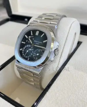 Patek Philippe Nautilus Blue Dial Moon Men Watch