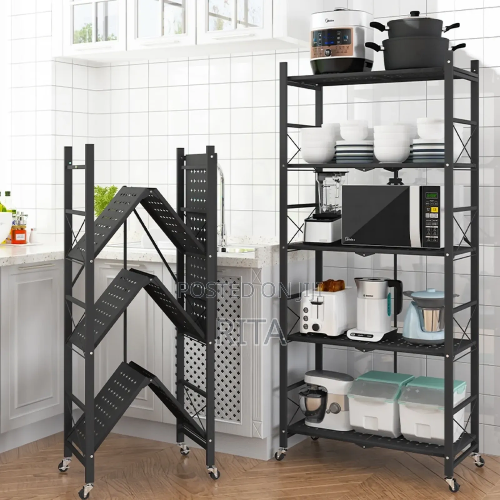 Foldable Metal Kitchen Rack