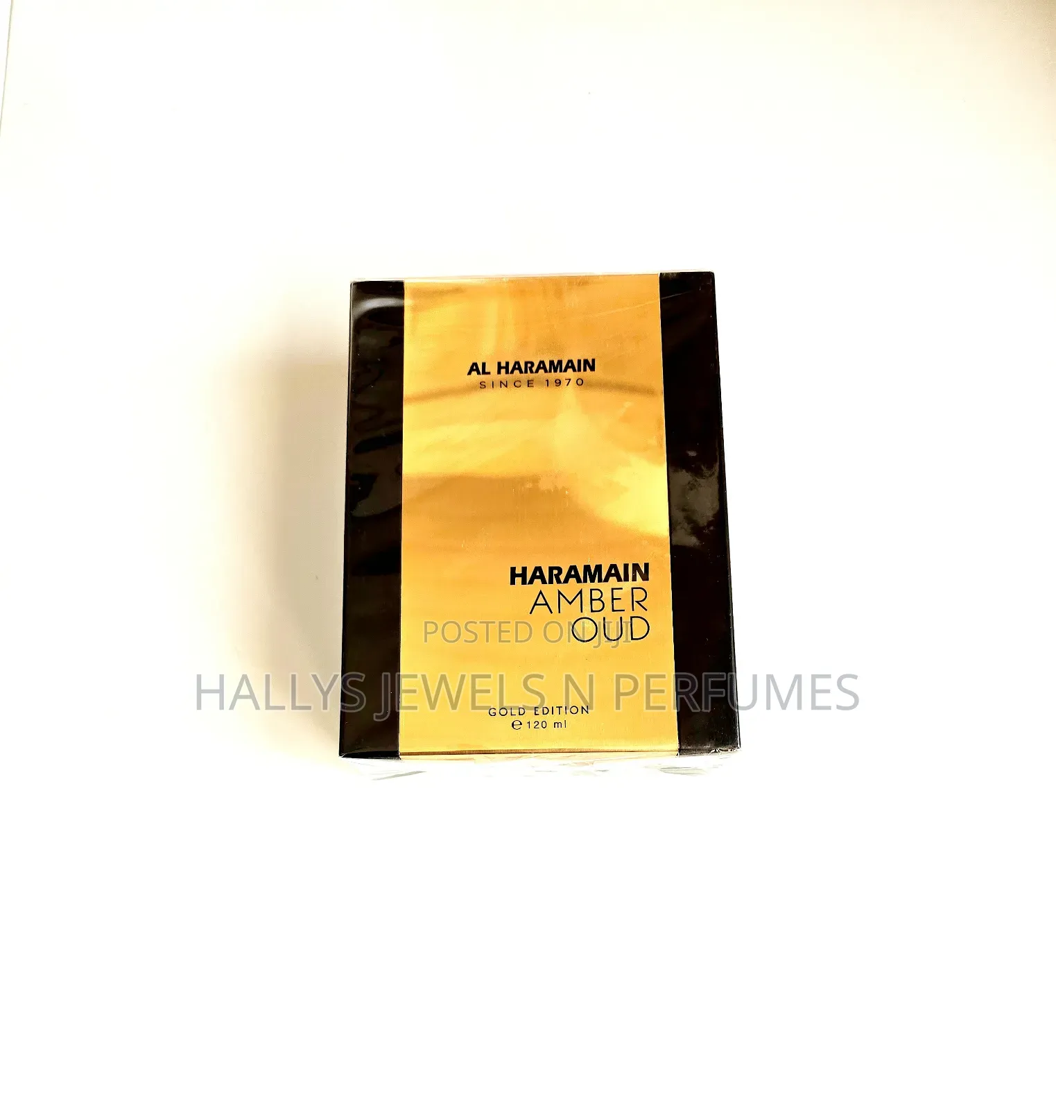 Al Haramain Amber Oud Gold Edition Perfume, 120ml, Men's