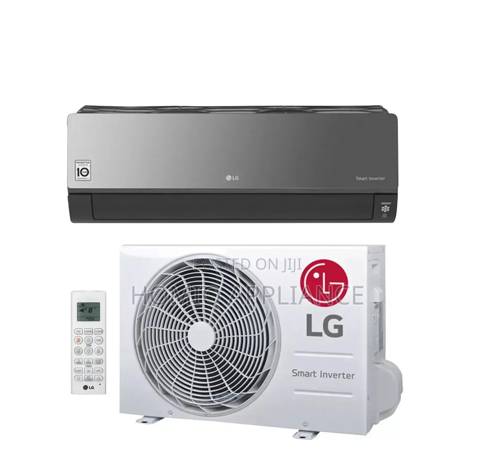 Lg 1.5hp (Black) R410a Artcool Dual Inverter Air Conditioner