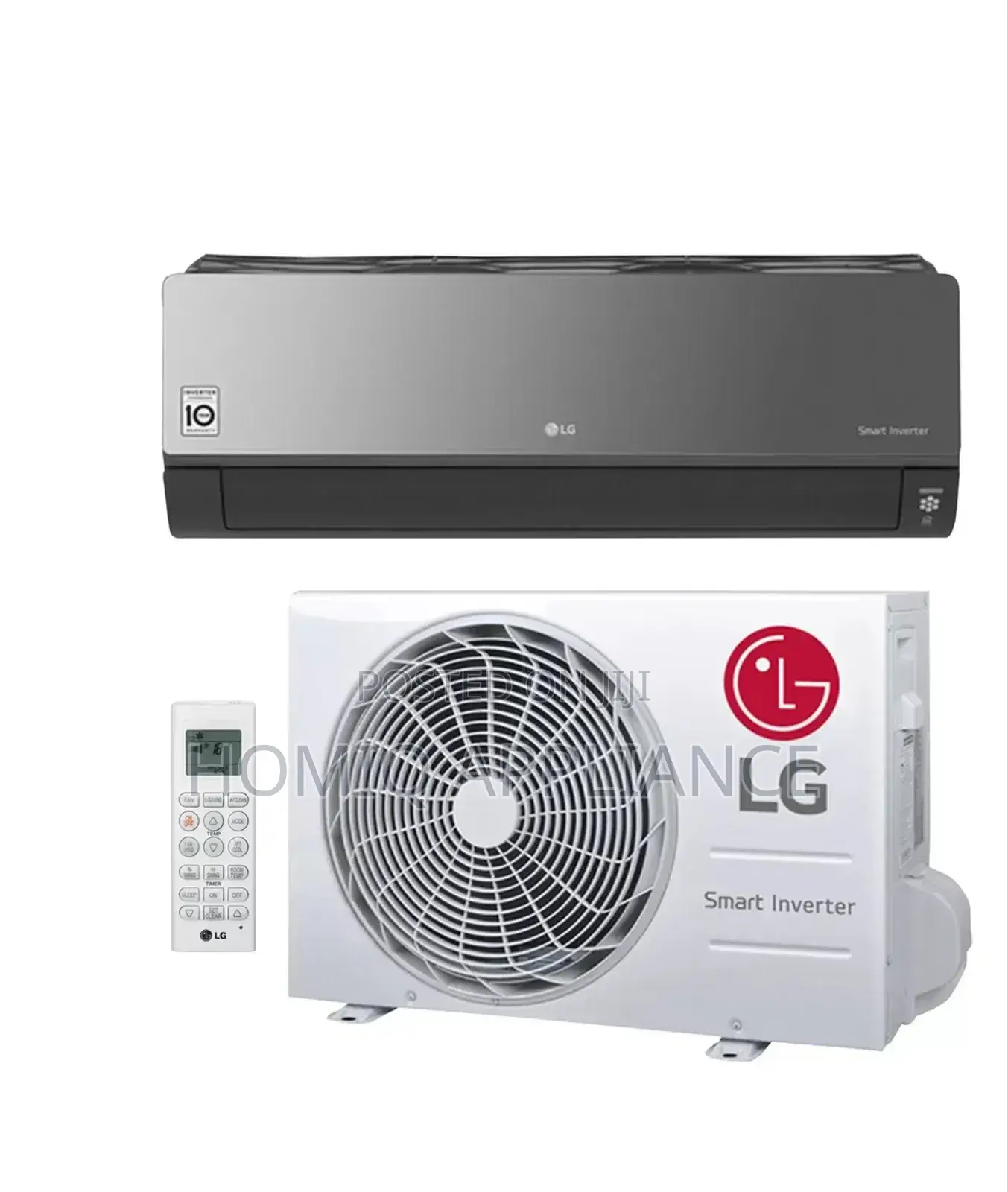 New Lg 1.5hp Black Artcool Dual Inverter R410a Ac