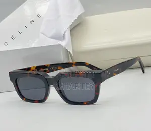 Photo - Square Celine Sunglasses - Red Blueblack